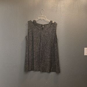 Charcoal Heather Sleeveless Women's Tank Top